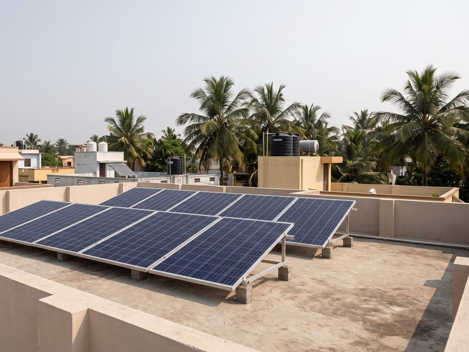 Solar rooftops installed by Aarve Solar